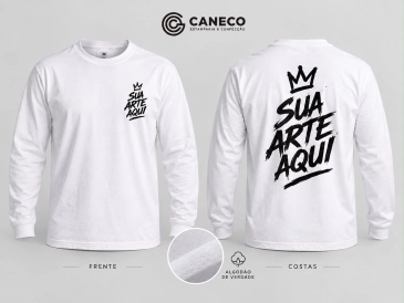 CAMISA DE ALGODÃO MANGA LONGA