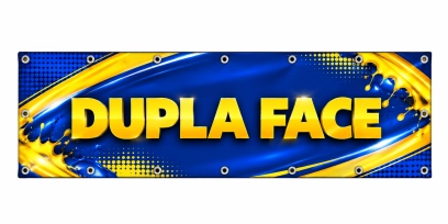Lona Dupla Face - 440g Brilho Com Ilhós