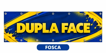 Lona Dupla Face - 440g Fosca Com Ilhós