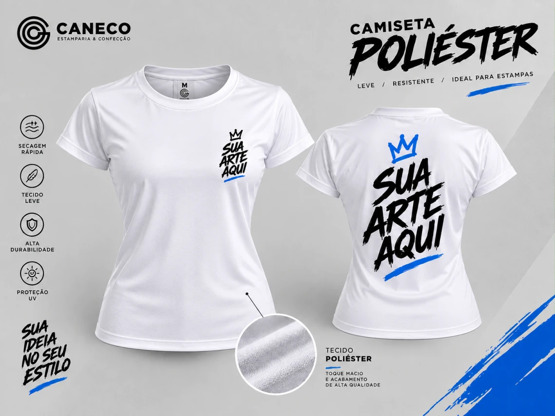 CAMISA DE POLIESTER BABY LOOK
